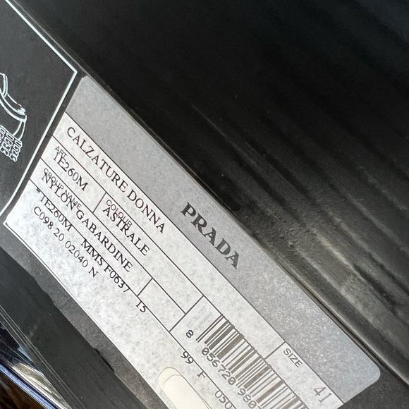 Prada 50mm Logo Flatform Sneakers Astrale - Picture 11 of 11